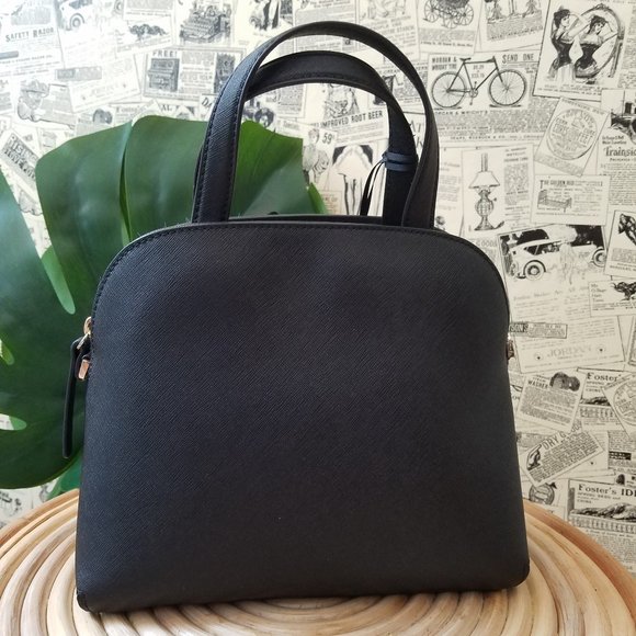 Kate Spade Small Lottie Penguin Black Satchel - Picture 5 of 9